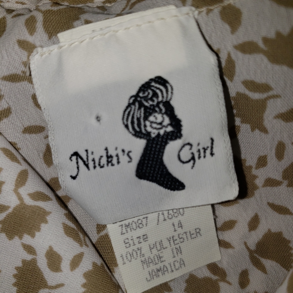 VTG Nicki's Girl! From the 1980s